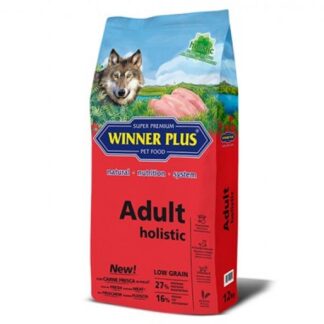 Winner plus Adult Holistic (Low Grain) με κοτόπουλο, αρνί και ρύζι
