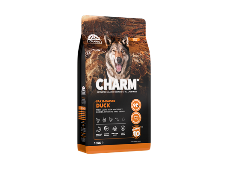 Charm farm raised Fresh Duck for Dogs