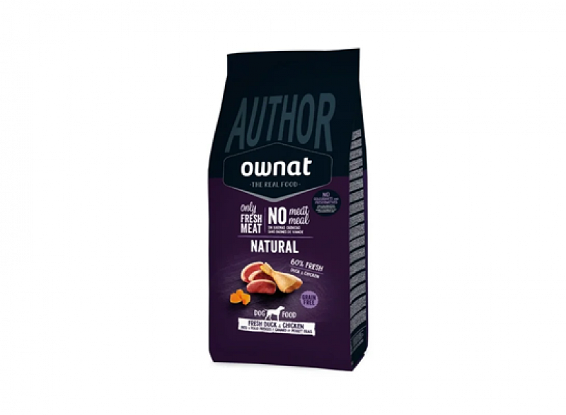 Ownat Author adult Dog με φρέσκια Πάπια και Κοτόπουλο